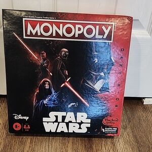 Brand New Hasbro Monopoly Star Wars Dark Side Edition - Black and Red